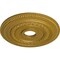 Ekena Millwork Oldham Ceiling Medallion (Fits Canopies up to 8 5/8"), 18"OD x 3 3/8"ID x 7/8"P, Pharaohs Gold CM18OL1PGS - alternate 3